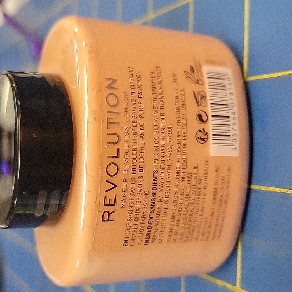 Revolution Baking Powder - Peach 32g New Sealed Jar - Picture 2 of 2